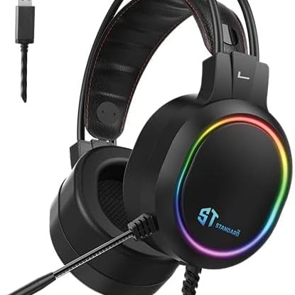 STANDARD GM-09 RGB USB 7.1 Surrounded Gaming HEADPHONE
