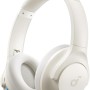 SoundCore Q11i Wireless Over-Ear Bluetooth Headphones by Anker, Deep Bass, 60H Playtime, Hi-Res Audio, Detachable Ear Cushions, Multipoint Connection,White