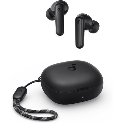 soundcore by Anker R50i VI True Wireless Earbuds, 10mm Drivers with Big Bass, Bluetooth 5.3, 30H Long Playtime, Water-Resistant, 2 Mics for AI Clear Calls, 22 Preset EQs, Black - 18 Months Warranty
