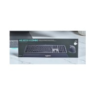 Logitech MX Keys Combo for Business | Gen 2, Full Size Wireless Keyboard and Wireless Mouse, with Keyboard Palm Rest, Bluetooth, Logi Bolt, Quiet Clicks, Windows/Mac/Chrome/Linux - Graphite
