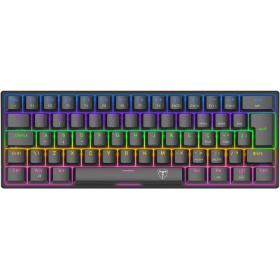 T-Dagger ARENA T-TGK321 60% Mechanical Gaming Keyboard (blue Switch) - Black