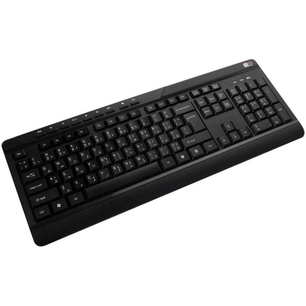 2B (KB443) Combo Keyboard and Mouse Wireless - Black