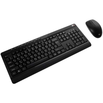 2B (KB443) Combo Keyboard and Mouse Wireless - Black