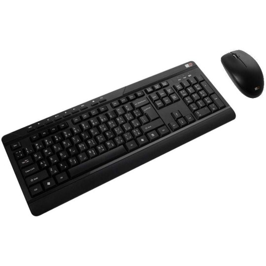 2B (KB443) Combo Keyboard and Mouse Wireless - Black