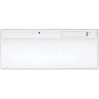 Manhattan Ultra Slim Dual-Mode Wireless Keyboard - 180566 - Silver / White