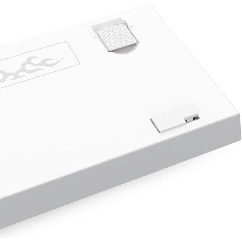 REDRAGON K617 FIZZ RED Switch RGB - WHITE/BLUE (60% KB) - ARABIC