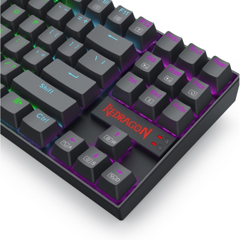 Redragon Wired Rainbow Gaming Keyboard K552 elite edition 60%, Swappable Compact Mechanical Keyboard Dedicated Arrow Keys, Redragon Wired Rainbow Gaming Keyboard K552 elite edition 60%, Swappable Compact Mechanical Keyboard Dedicated Arrow Keys,