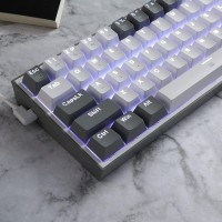 Redragon K617 FIZZ 60 Wired RGB Gaming Keyboard 61 Keys Compact Mechanical Keyboard w Grey White Redragon K617 FIZZ 60 Wired RGB Gaming Keyboard 61 Keys Compact Mechanical Keyboard w Grey White