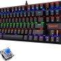 Redragon Wired Rainbow Gaming Keyboard K552 elite edition 60%, Swappable Compact Mechanical Keyboard Dedicated Arrow Keys,