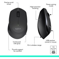 Logitech Wireless Combo MK345 COMFORT with Full-Size Keyboard and Right-Handed Mouse Logitech Wireless Combo MK345 COMFORT with Full-Size Keyboard and Right-Handed Mouse