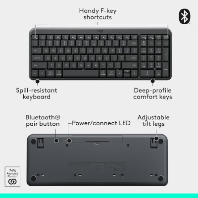 Logitech MK250 Bluetooth Wireless Mouse and Keyboard ..
