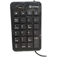 Gigamax Wired Usb Number Pad Numerical Keyboard (23 Keys, Black)