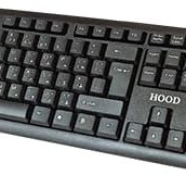 Hood KB140 Wired USB Keyboard,Black