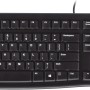 Logitech K120 Arabic Keyboard, Black