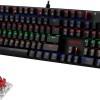 Redragon K565 Rudra Rainbow Mechanical Gaming Keyboard - Red Switch
