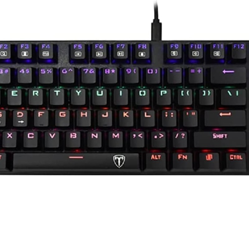T-DAGGER Bora T-TGK313 Rainbow Gaming Mechanical Keyboard BLUE SWITCH