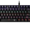 T-DAGGER Bora T-TGK313 Rainbow Gaming Mechanical Keyboard RED SWITCH