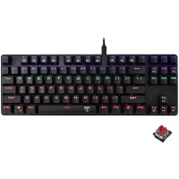 T-DAGGER Bora T-TGK313 Rainbow Gaming Mechanical Keyboard RED SWITCH