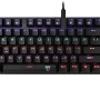 T-DAGGER Bora T-TGK313 Rainbow Gaming Mechanical Keyboard RED SWITCH