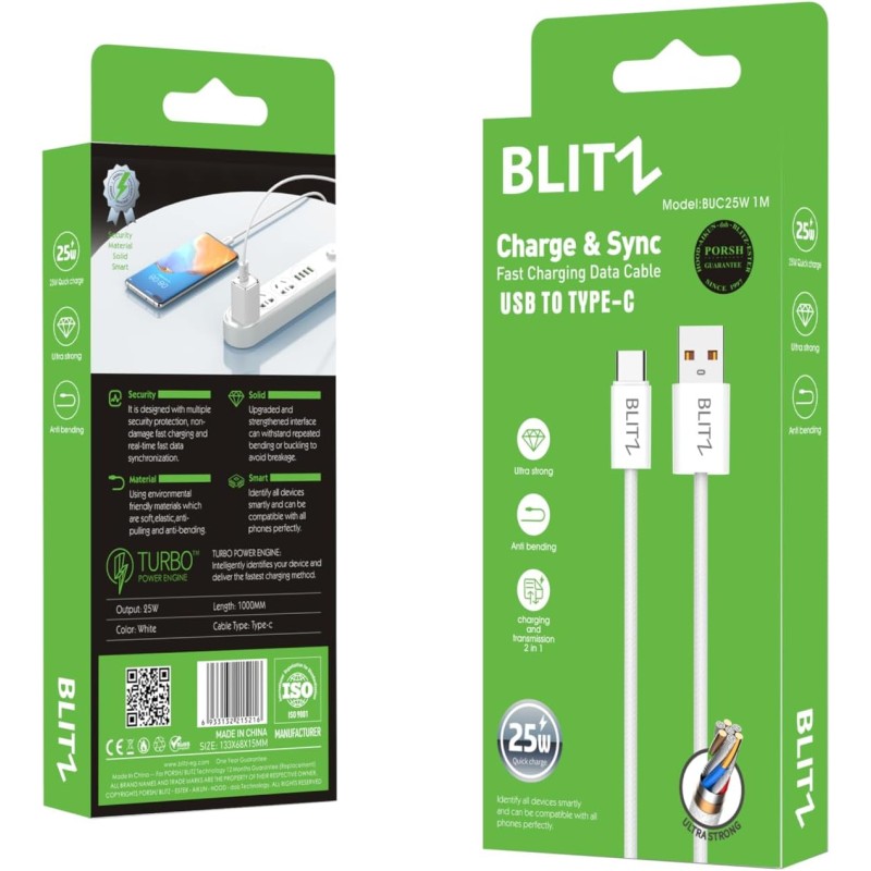 BLITZ (BUC25W) 1M/USB-TYPE C