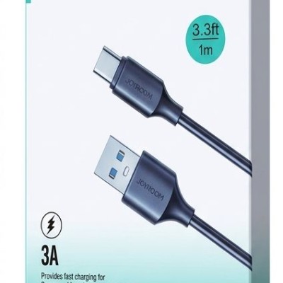 JOYROOM S-A9 FAST CHARGING DATA CABLE USB-A TO TYPE-C 1M 3A