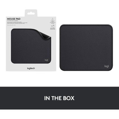 Logitech Studio Series Mouse Pad - Anti-Slip Base, Spill-Resistant, Durable Natural Rubber, Recycled Polyester,