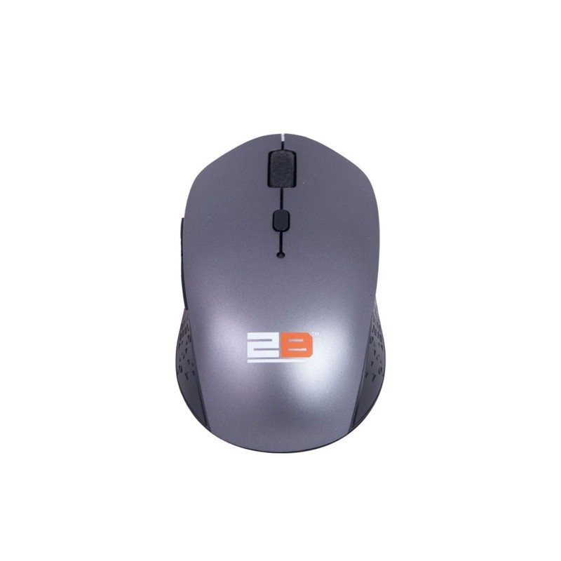 2B (MO 58A) Bluetooth 3.0-5.0-2.4GHz Mouse with 800/1200/1600 Gray
