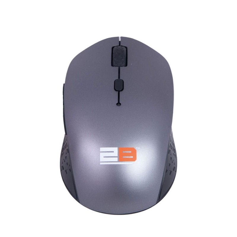 2B (MO 58A) Bluetooth 3.0-5.0-2.4GHz Mouse with 800/1200/1600 Gray