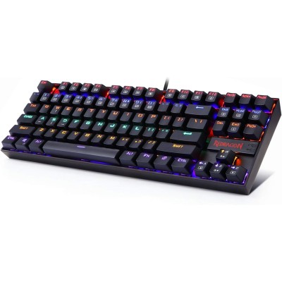 REDRAGON K552E Kumara Elite Rainbow Mechanical Gaming Keyboard Red Switch