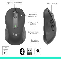 LOGITECH M650 Signature Bluetooth Mouse - GRAPHITE-910-006253