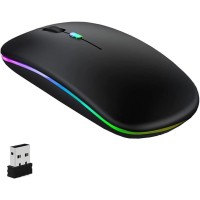 HP W10 Rechargeable Wireless RGB Bluetooth, Wireless, Slim Mouse HP W10 Rechargeable Wireless RGB Bluetooth, Wireless, Slim Mouse