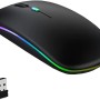 HP W10 Rechargeable Wireless RGB Bluetooth, Wireless, Slim Mouse