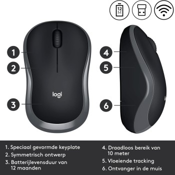LOGITECH M185 Wireless Mouse