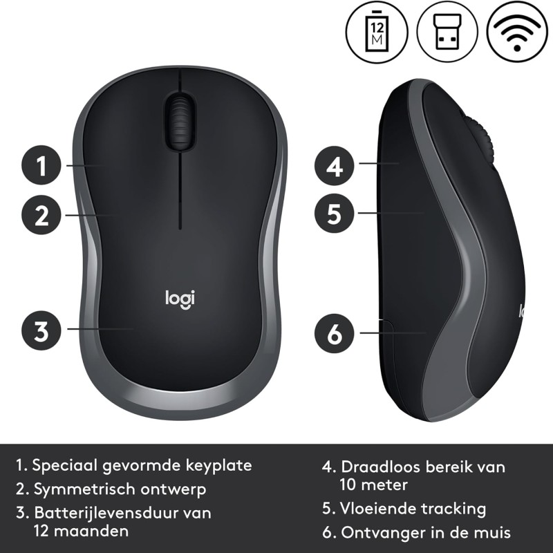 LOGITECH M185 Wireless Mouse
