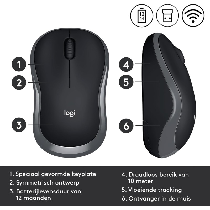 LOGITECH M185 Wireless Mouse