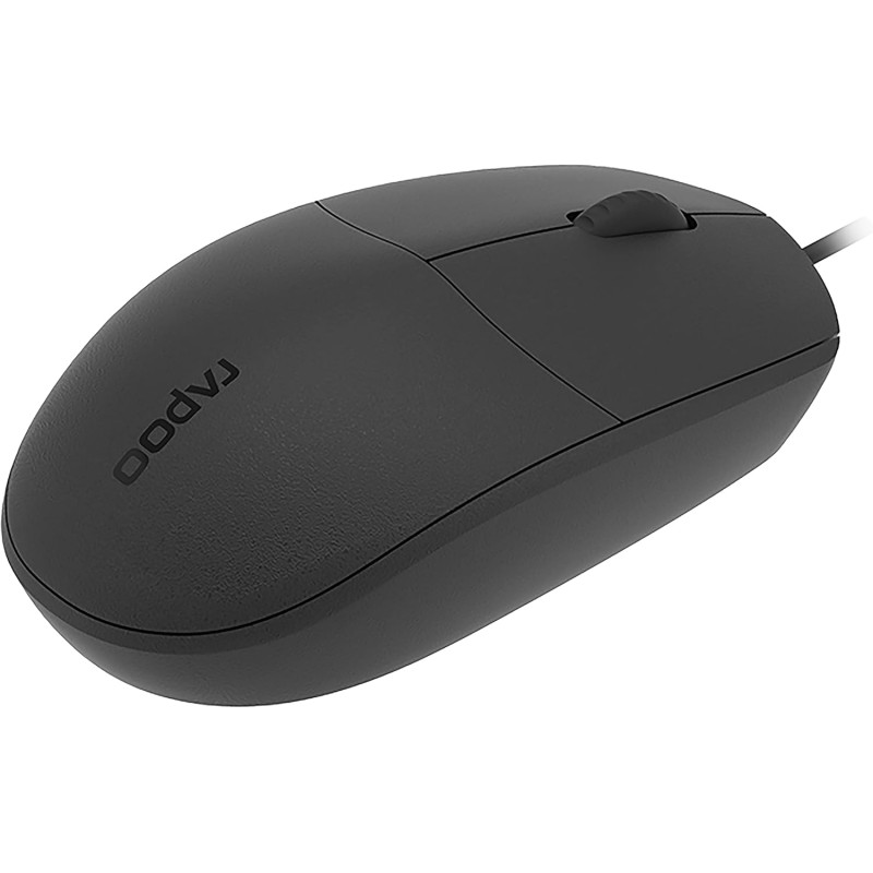 Rapoo N200 Wired Optical Mouse BLACK
