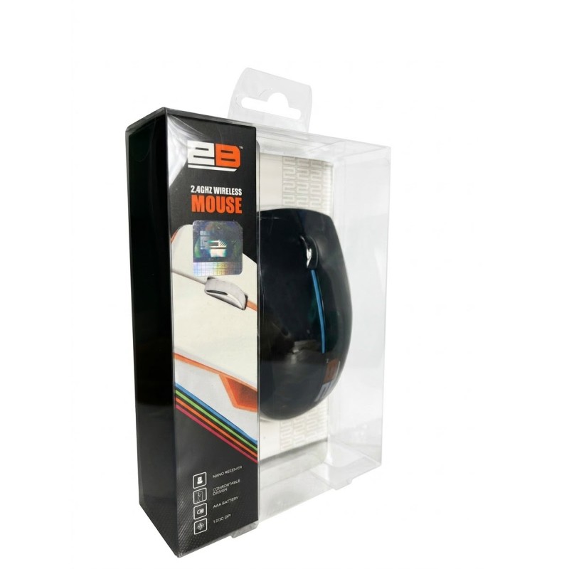 2B (MO33N) 2.4G Wireless Mouse - Green With Black Cover
