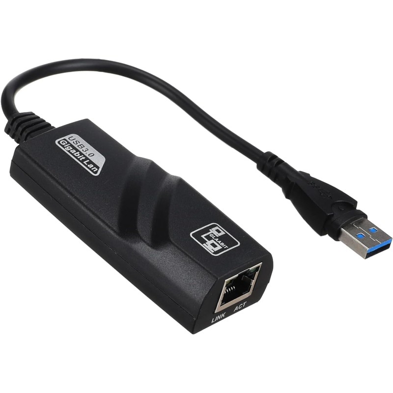 Ethernet Adapter USB 3.0 to 10/100/1000 Network RJ45 Lan Wired Adapter