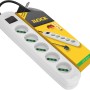 ILOCK ILOCK (5076) Schuko 16A power strip, 5 outlets without earthing 1.5 m