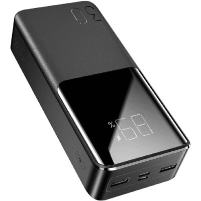 Joyroom JR-QP193 30000mAh 22.5W fast charging powerbank with LCD display - Black