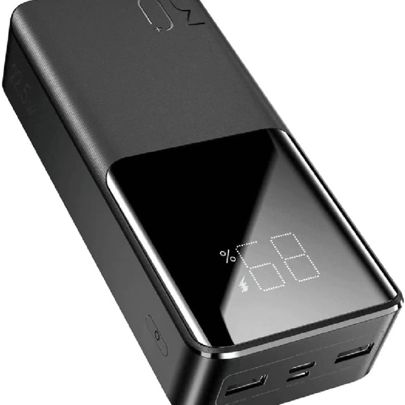 Joyroom JR-QP193 30000mAh 22.5W fast charging powerbank with LCD display - Black