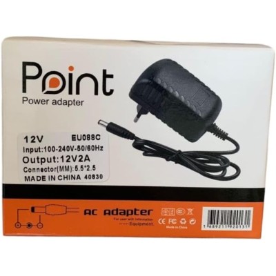 POINT ADAPTOR 12V-2A