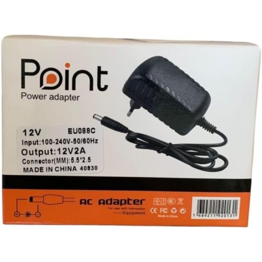 POINT ADAPTOR 12V-2A