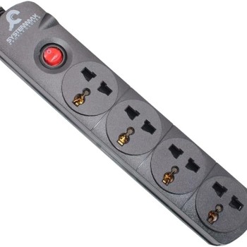 Systemmax Power Strip - 4 Sockets