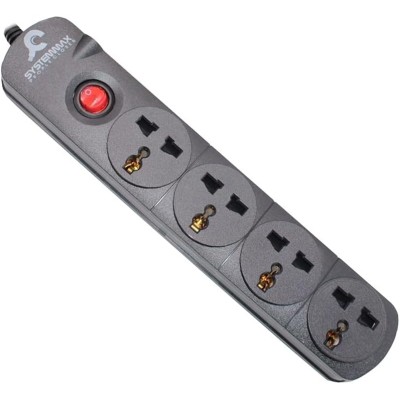 Systemmax Power Strip - 4 Sockets