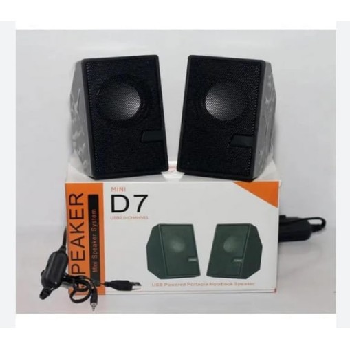 D7 USB Mini Speaker System – 2.0