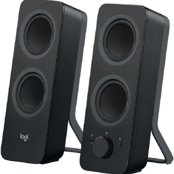 Logitech Z207 Wireless Bluetooth PC Speakers, Stereo Sound, 10 Watts Peak Power, 3.5mm Audio Input