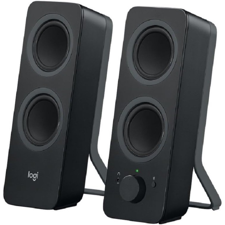 Logitech Z207 Wireless Bluetooth PC Speakers, Stereo Sound, 10 Watts Peak Power, 3.5mm Audio Input Logitech Z207 Wireless Bluetooth PC Speakers, Stereo Sound, 10 Watts Peak Power, 3.5mm Audio Input