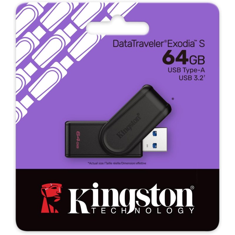 kINGSTON 64GB DATATRAVELER EXODIA USB 3.2