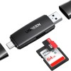 UGREEN (80191)SD Card Reader USB 3.0 USB C Memory Card Reader OTG Card Adapter for SD Micro SD SDHC SDXC MMC Card Compatible with MacBook Galaxy S20 iPad Pro 2020 Surface Pro Computer Laptop